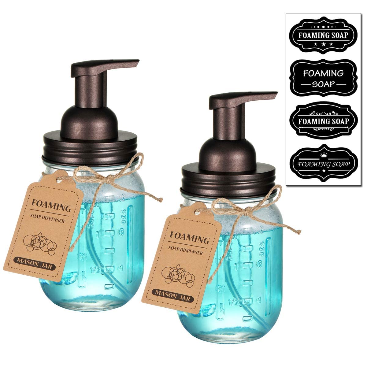 Mason Jar Foaming Soap Dispenser