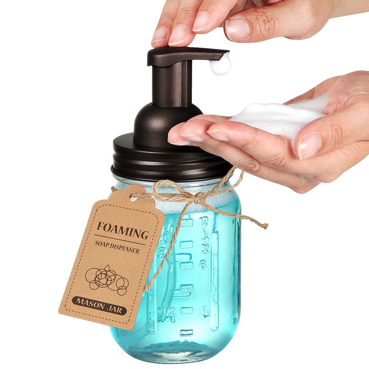 Mason Jar Foaming Soap Dispenser