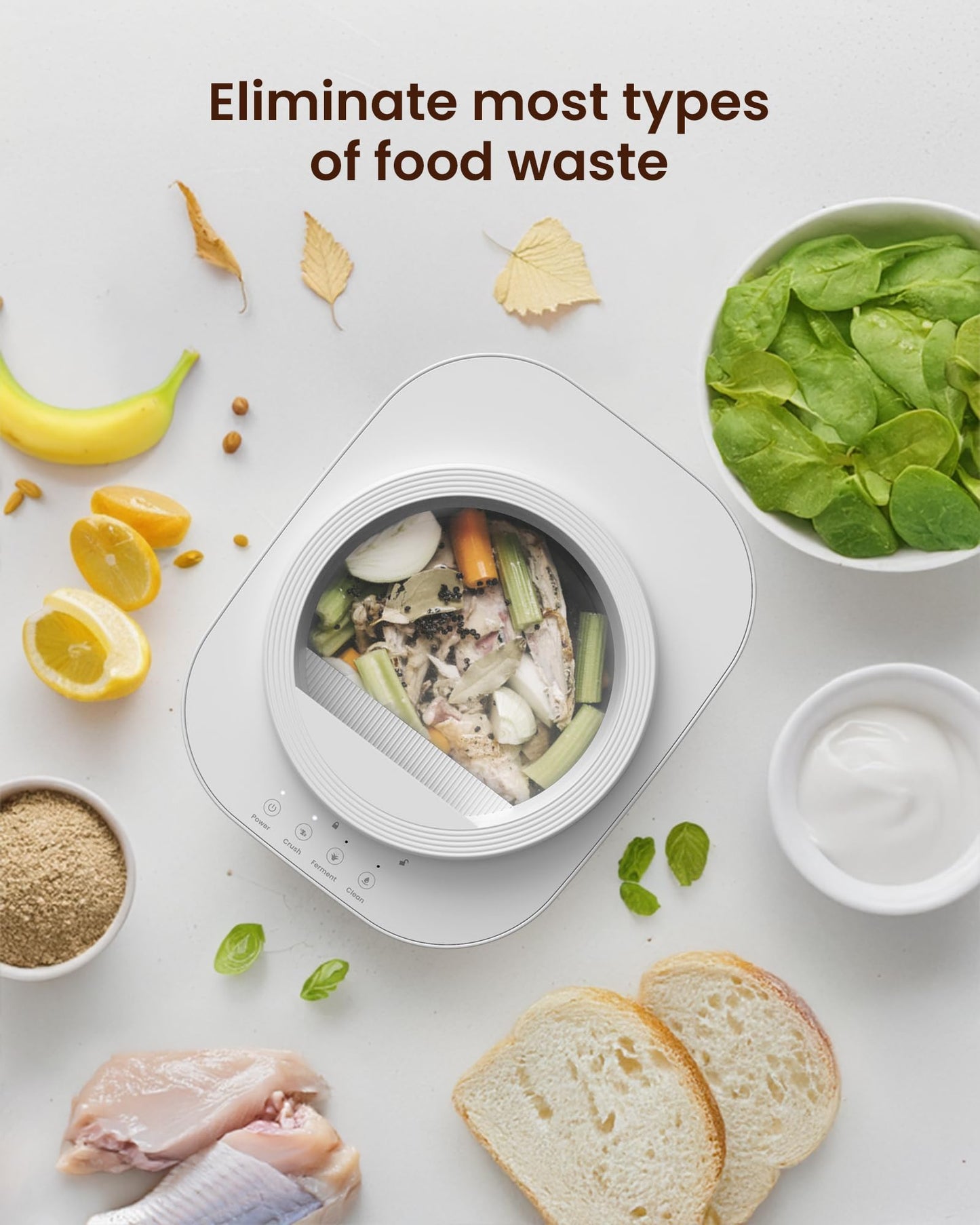 Ouaken Electric Composter for Kitchen