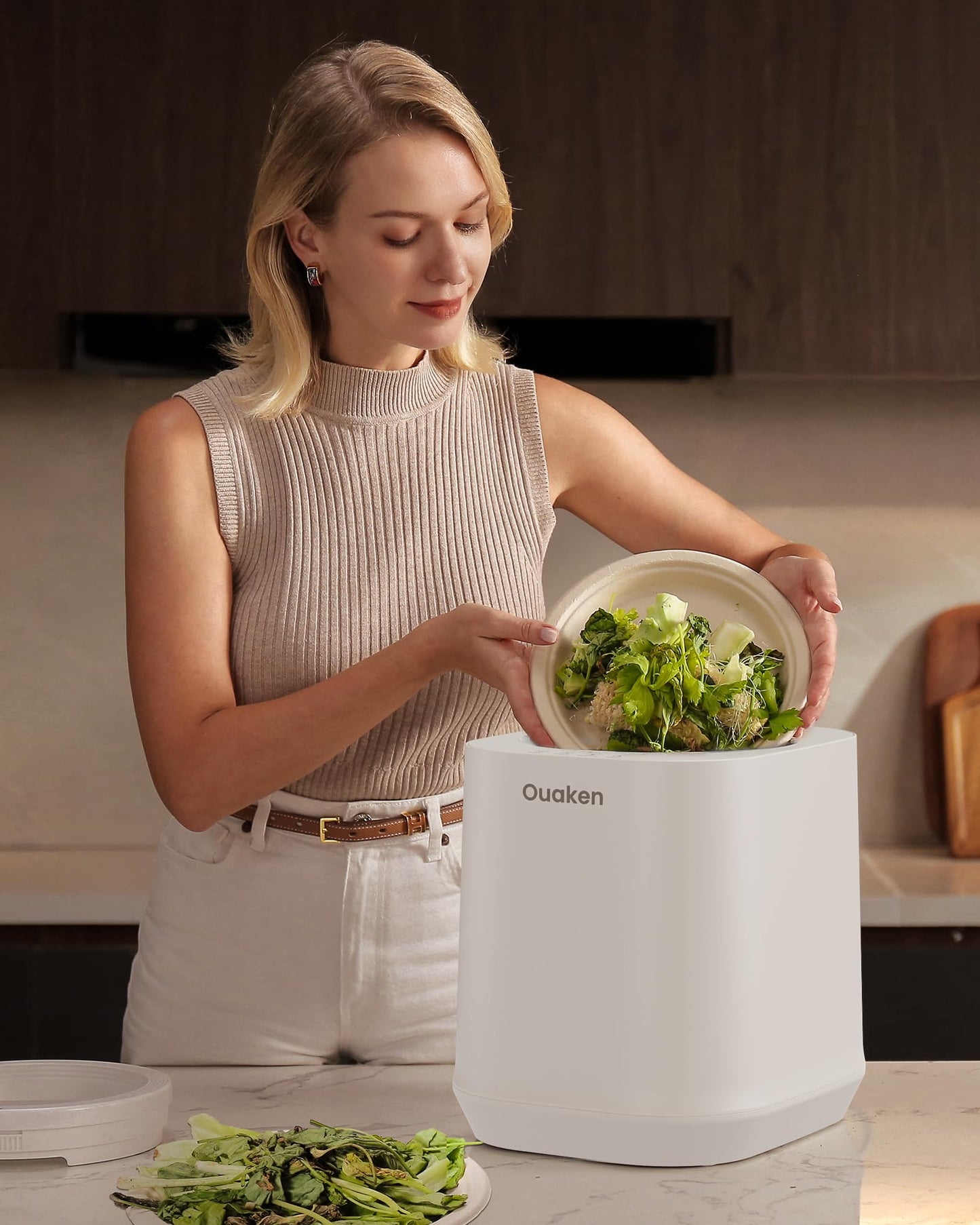 Ouaken Electric Composter for Kitchen