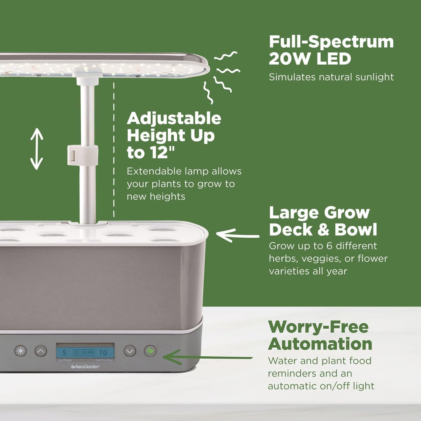 AeroGarden Harvest Elite Indoor Garden