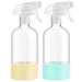 Glass Spray Bottles with Silicone Sleeve Protection
