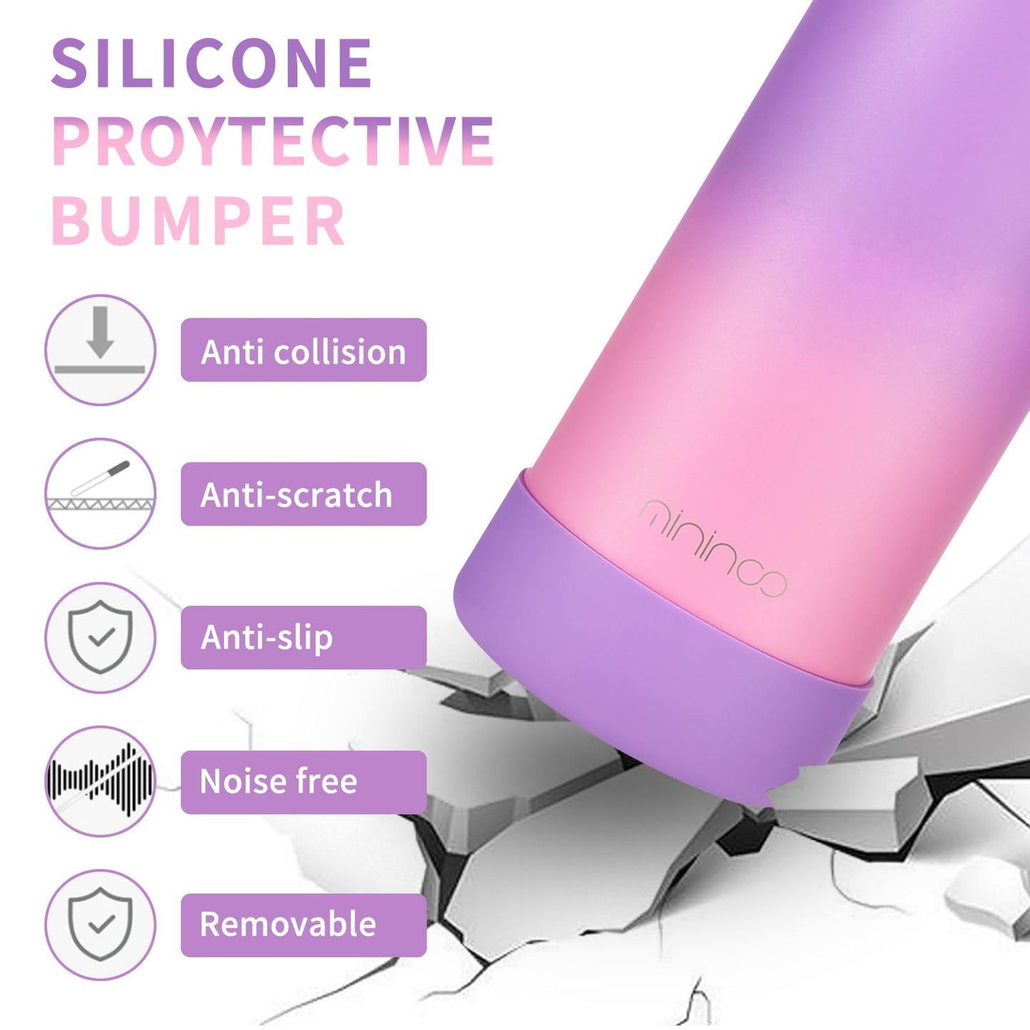 Girls Water Bottle for School, 16oz Stainless Steel