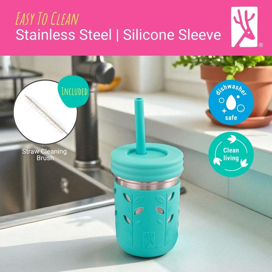 Elk and Friends 10oz Stainless Steel Kids + Toddler Drinking Cups