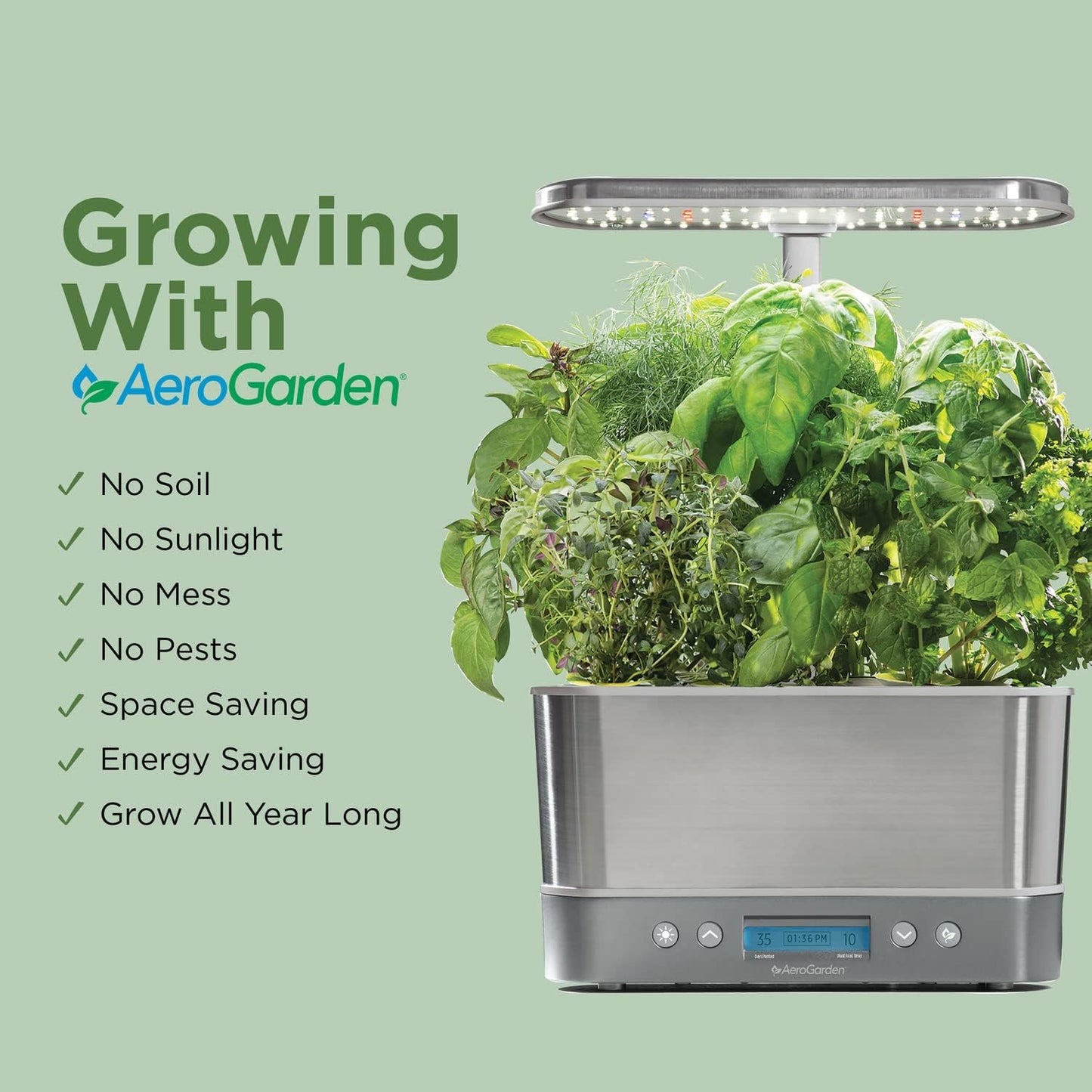 AeroGarden Harvest Elite Indoor Garden