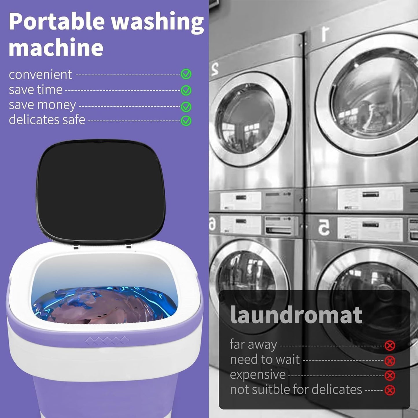 Portable Mini Washing Machine