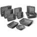 Ceramic Coated Glass Food Storage Containers