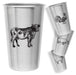 Magic Pine Kid-proof Cups (Farm Animal designs) - Set of 4 Stainless Steel Cups (16oz)