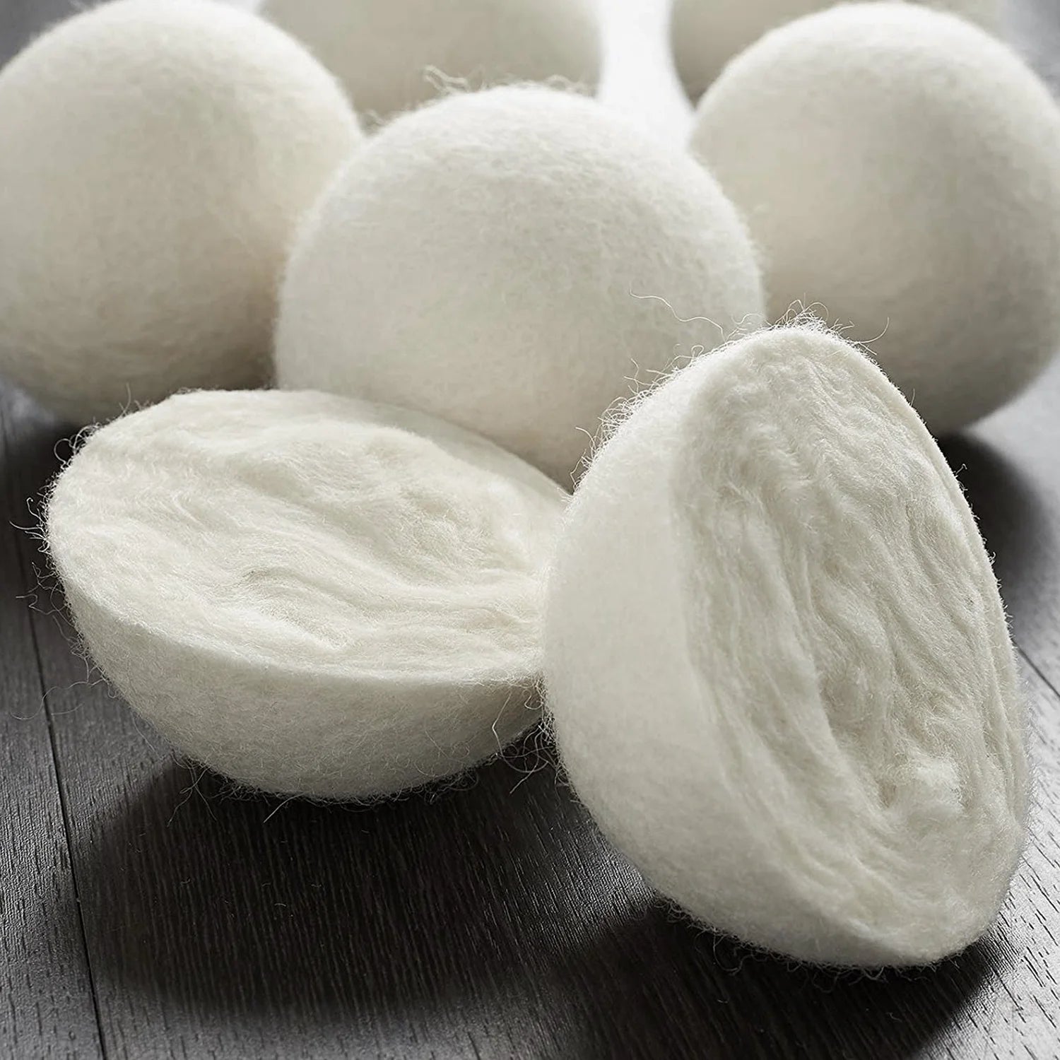 100% Wool Dryer Balls, All Natural Eco-Friendly Reusable Fabric Softener, 3 Balls Included