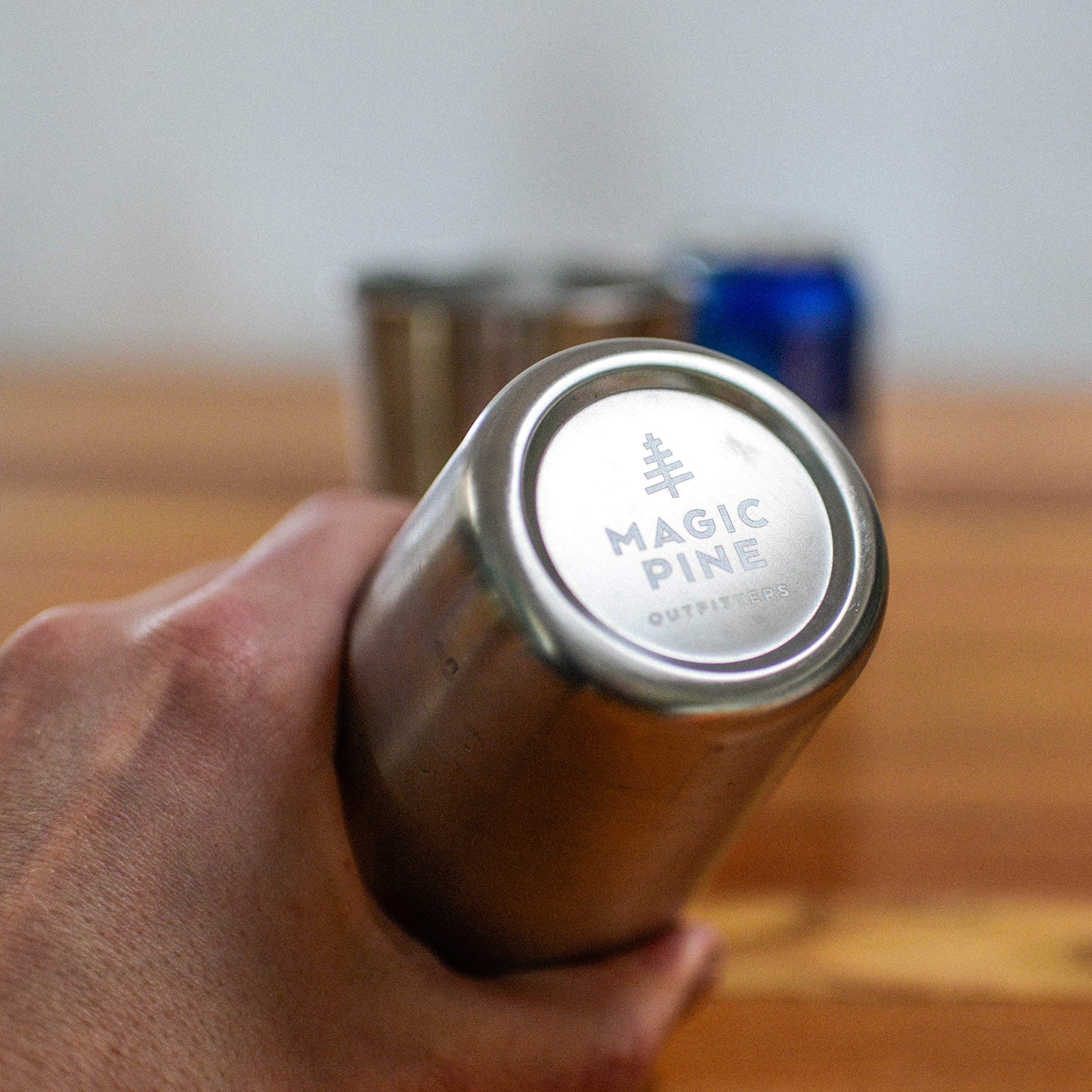 Magic Pine Kid-proof Cups (Farm Animal designs) - Set of 4 Stainless Steel Cups (16oz)