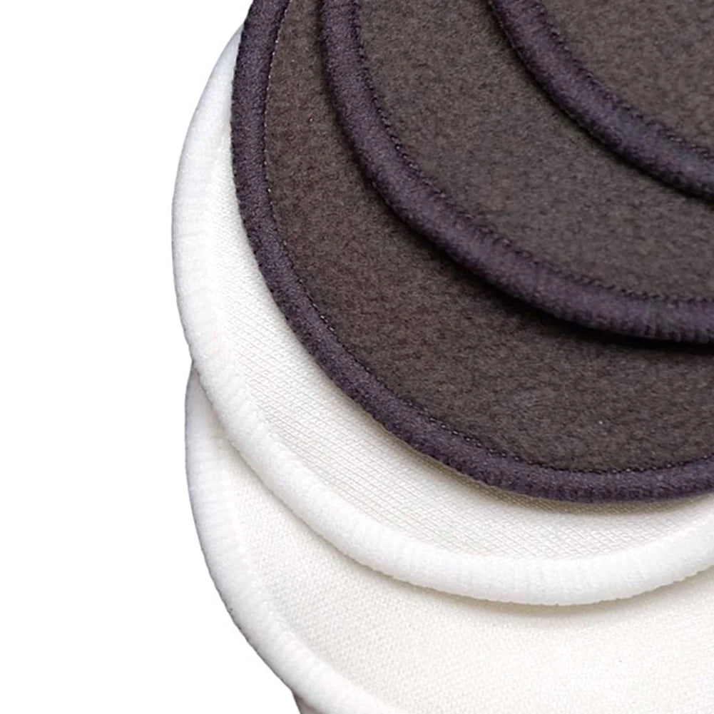 16 Packs Organic Reusable Makeup Remover Pads, Washable Eco-Friendly Natural Bamboo Cotton Rounds for All Skin Types with Cotton Laundry Bag