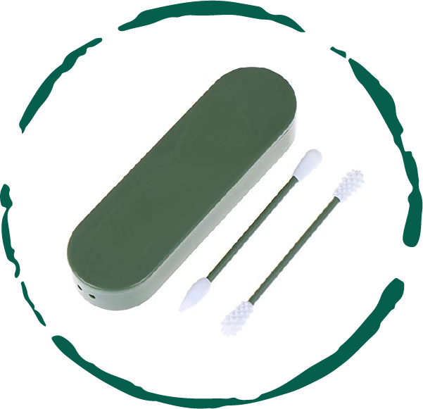 Reusable Silicone Cotton Swab -2 Pack-0